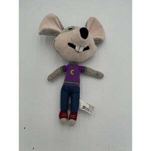 Chuck E Cheese Plush 11” Fun Express Big Head Mouse Stuffed Animal Toy
